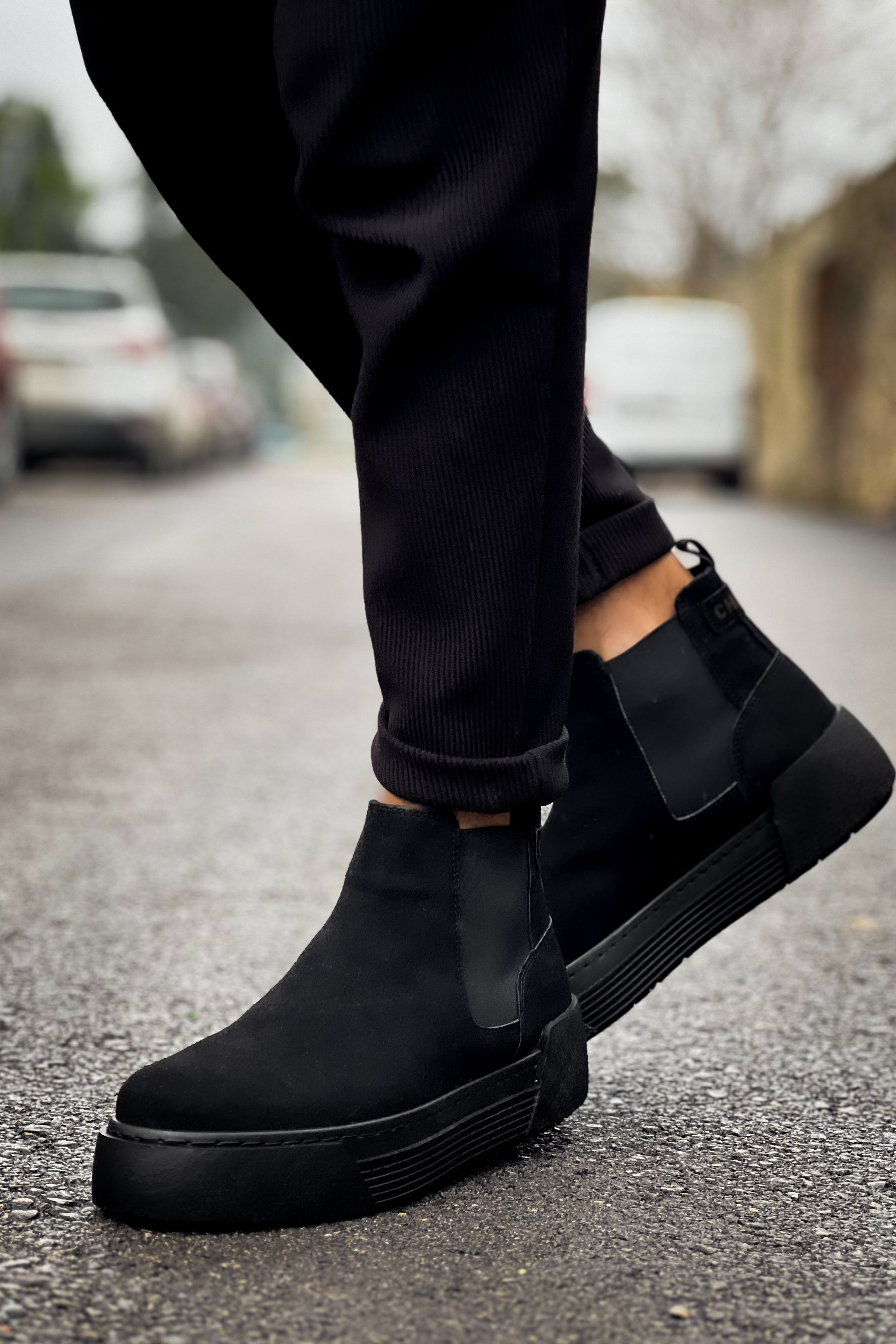 CH069 SRT Harmany Men's Boots Black