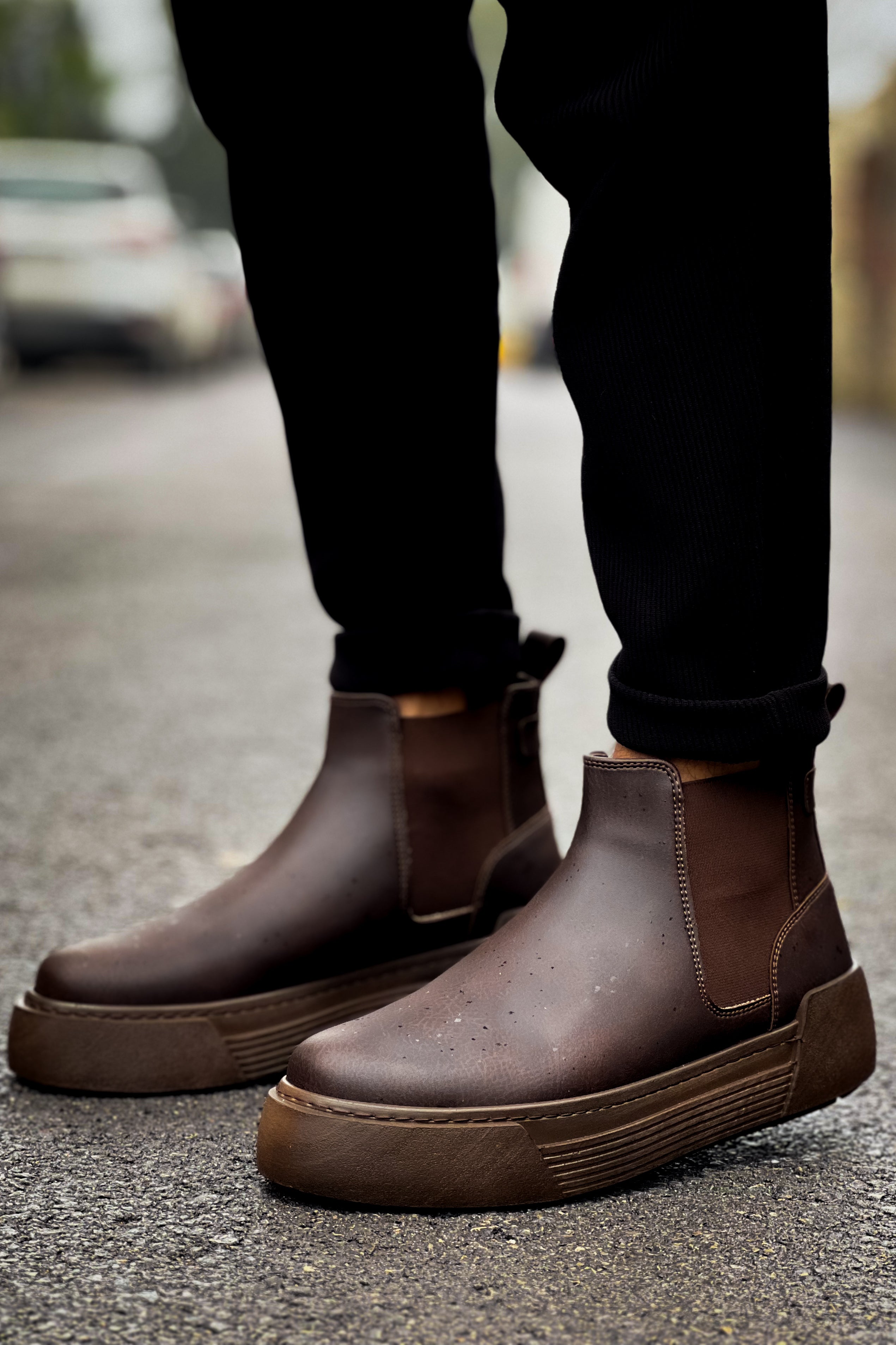 CH069 CRT Harmany Men's Boots Brown
