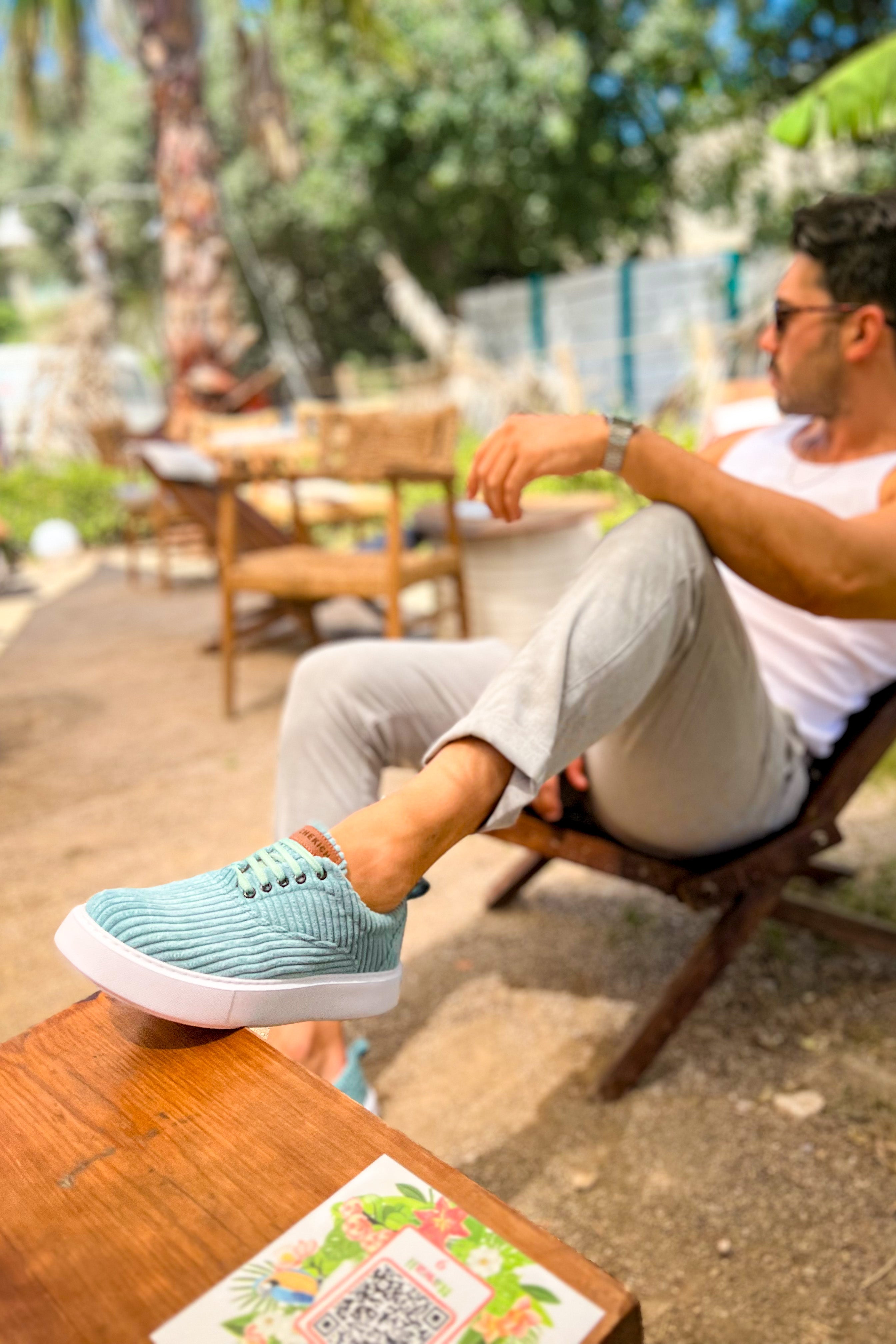 CH173 - CBT Velluto Men Sneaker SU GreenI