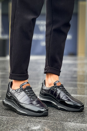 CH179 - RST Sporty Runner Men Sneaker Black