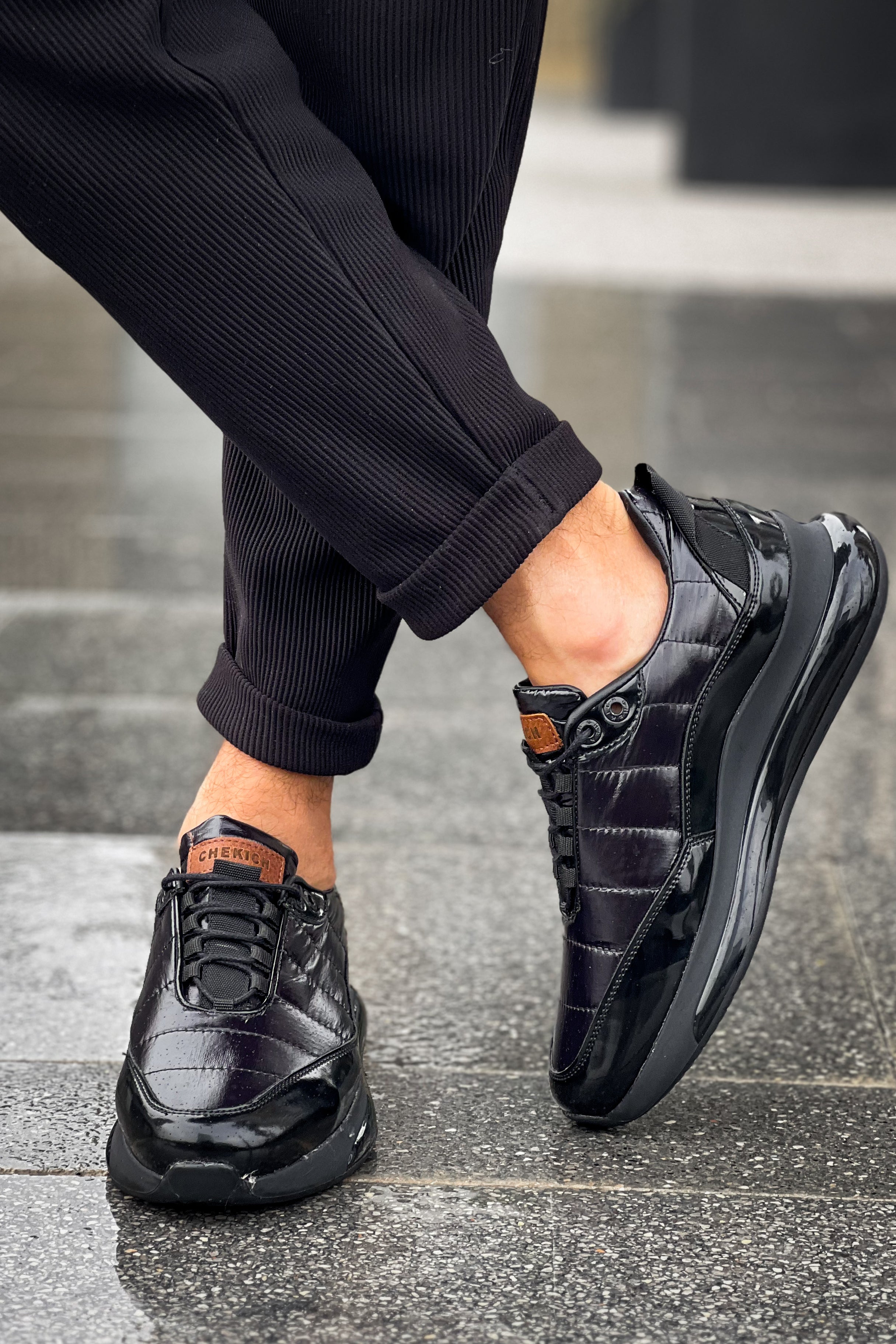 CH179 - RST Sporty Runner Men Sneaker Black