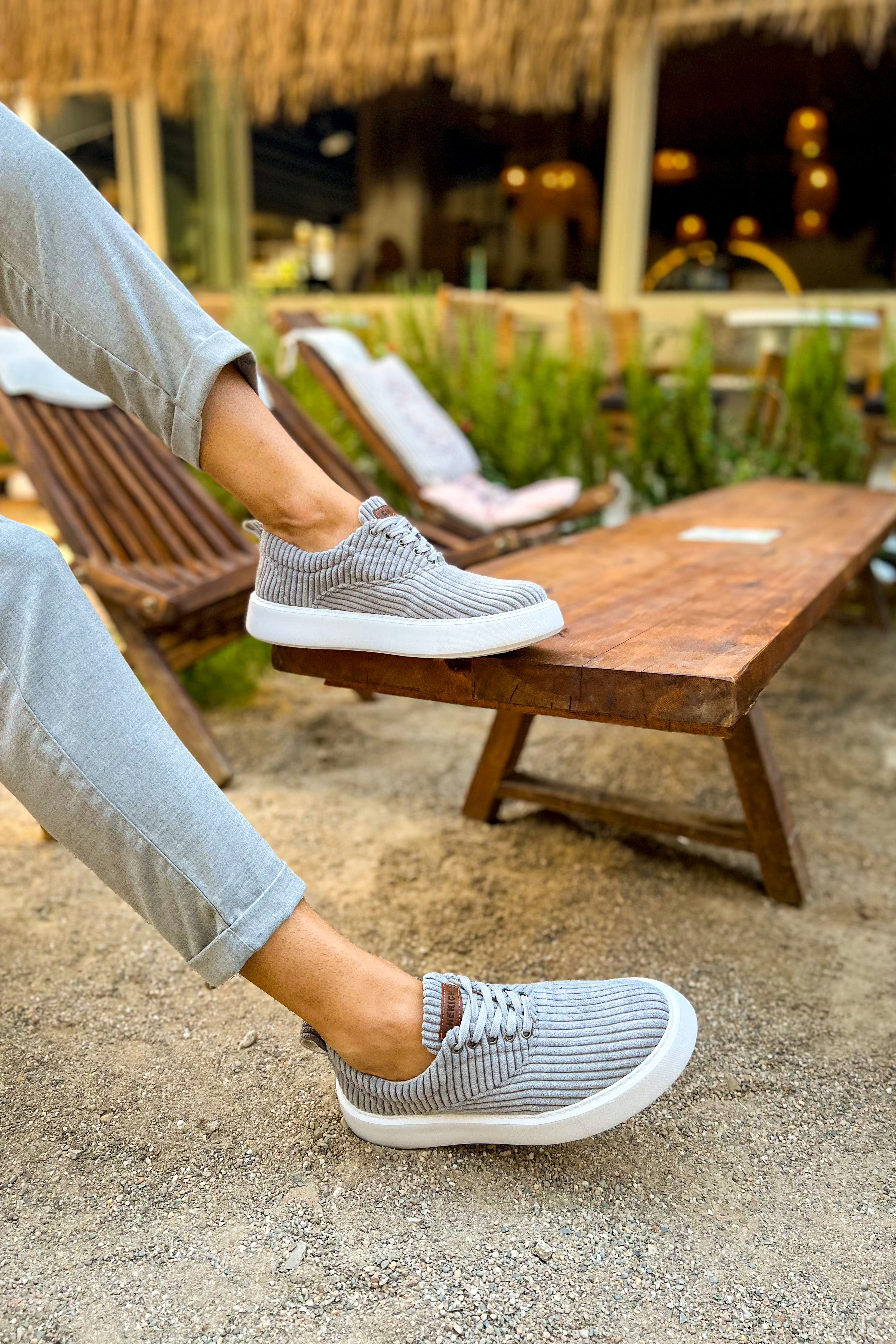 CH173 CBT Velluto Herren Sneaker Grau