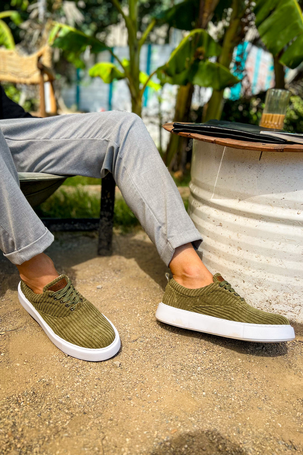 CH173 - CBT Velluto Men Sneaker Khaki