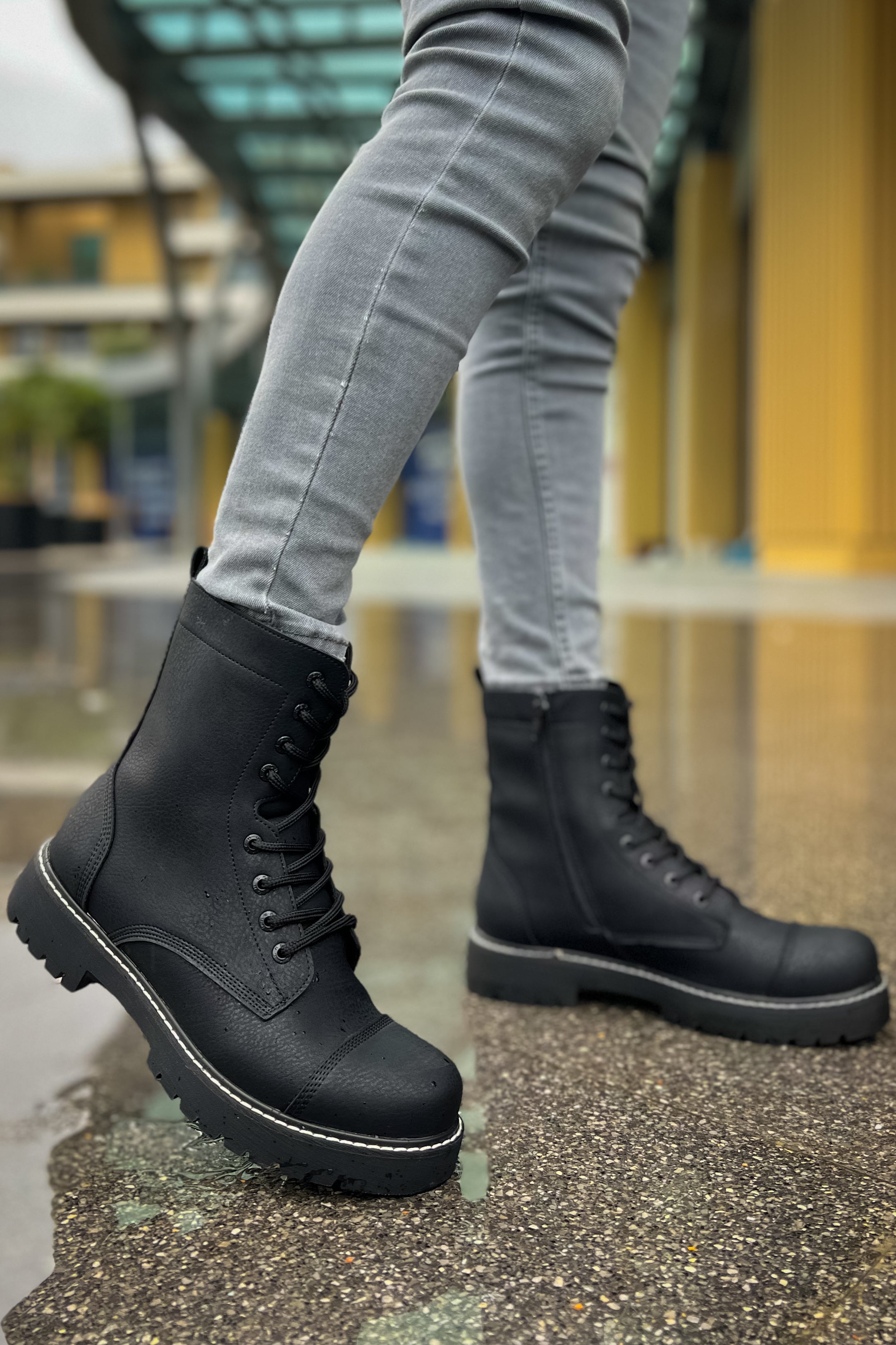 CH009 - CST Military Men's Boots Black