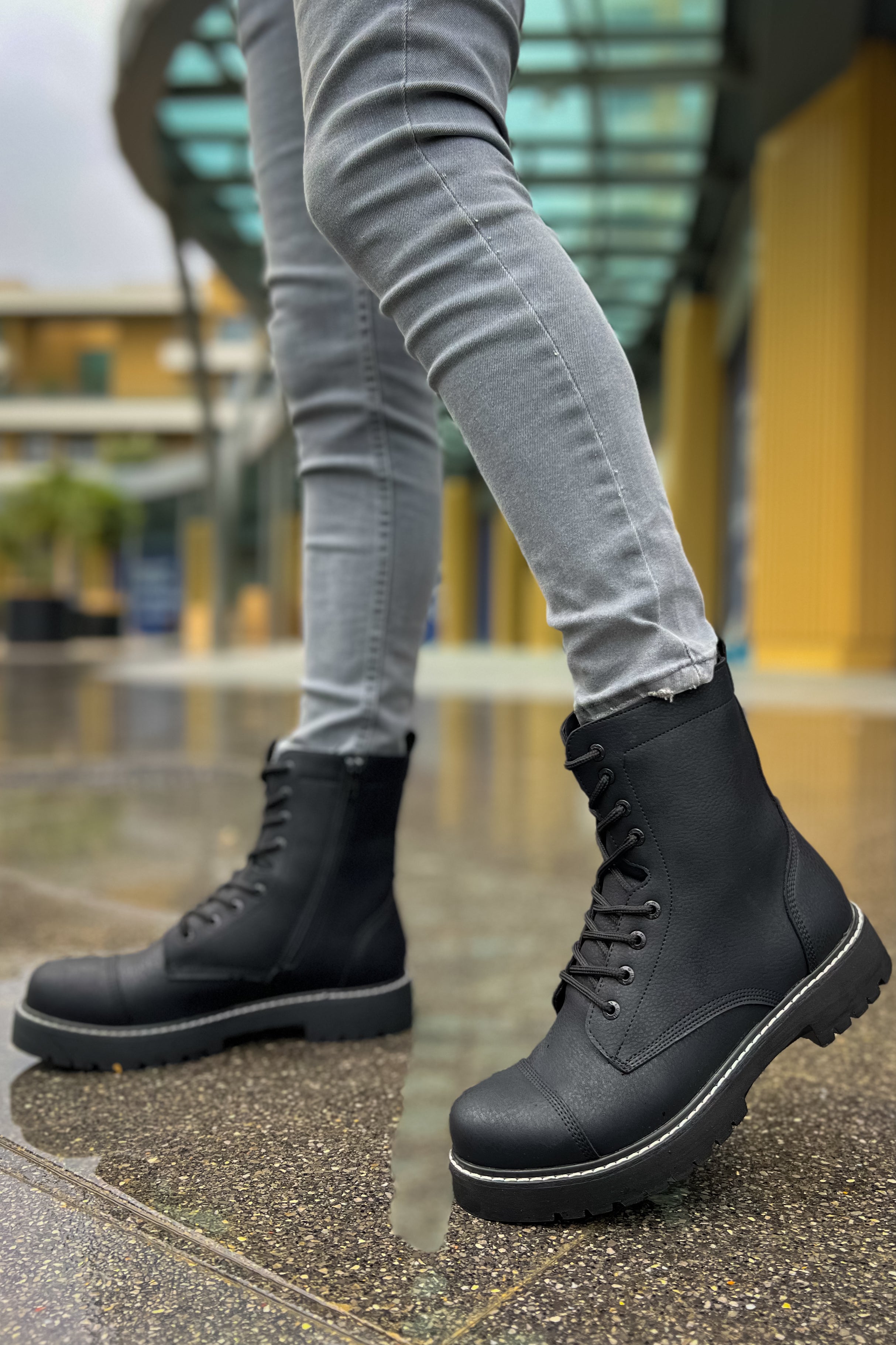 CH009 - CST Military Men's Boots Black