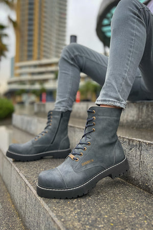 CH009 - CST Military Men's Boots Grey