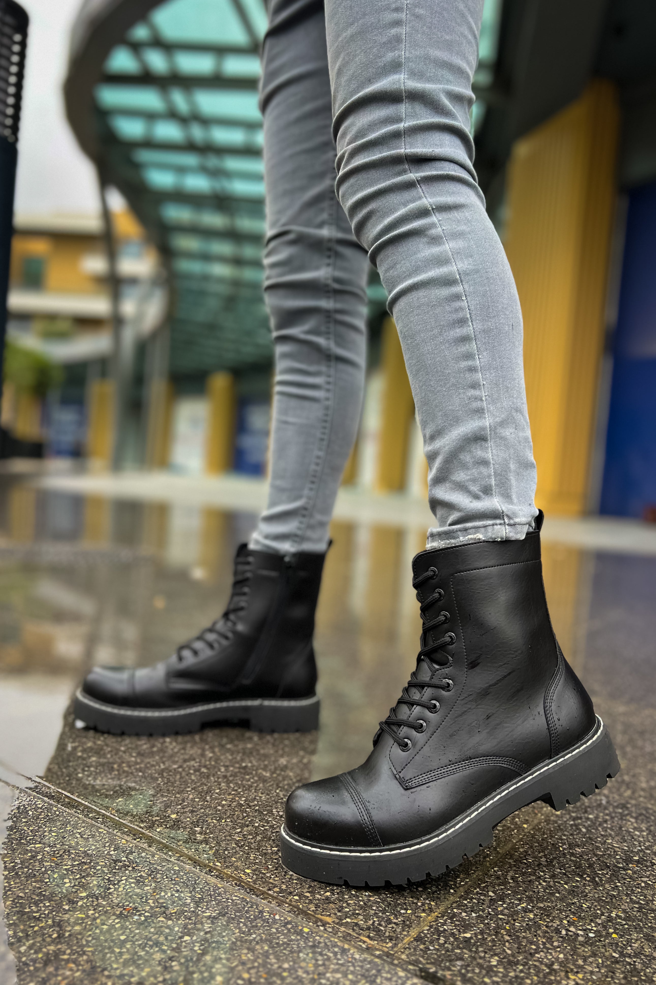CH009 - FST Military Men's Boots Black