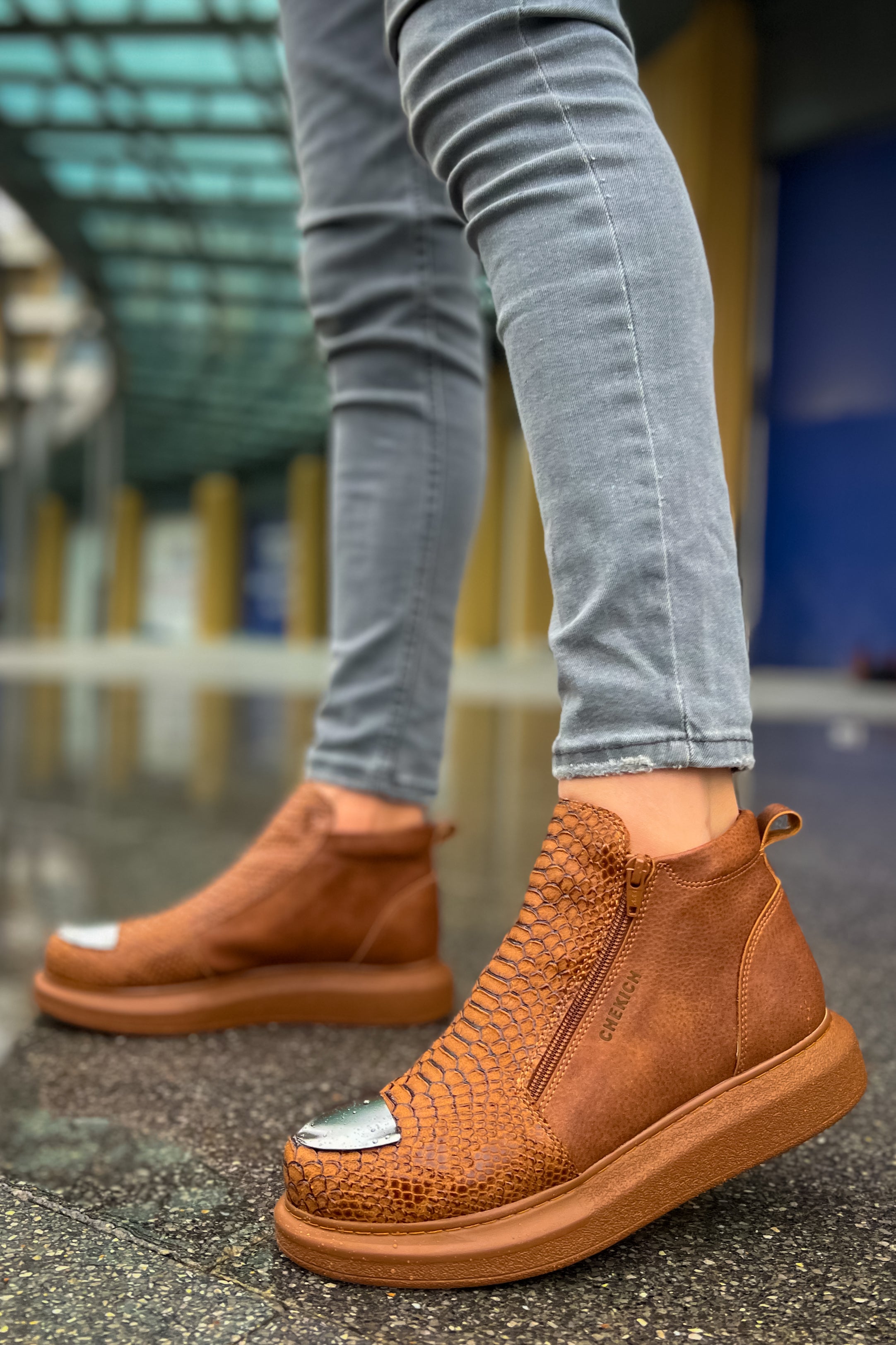 CH133 GRT Coccodrillo Men Boot Tan