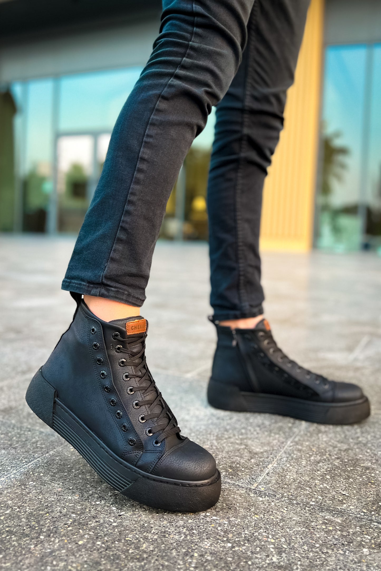 CH167 GST Blazer Men's Boots Black/Black