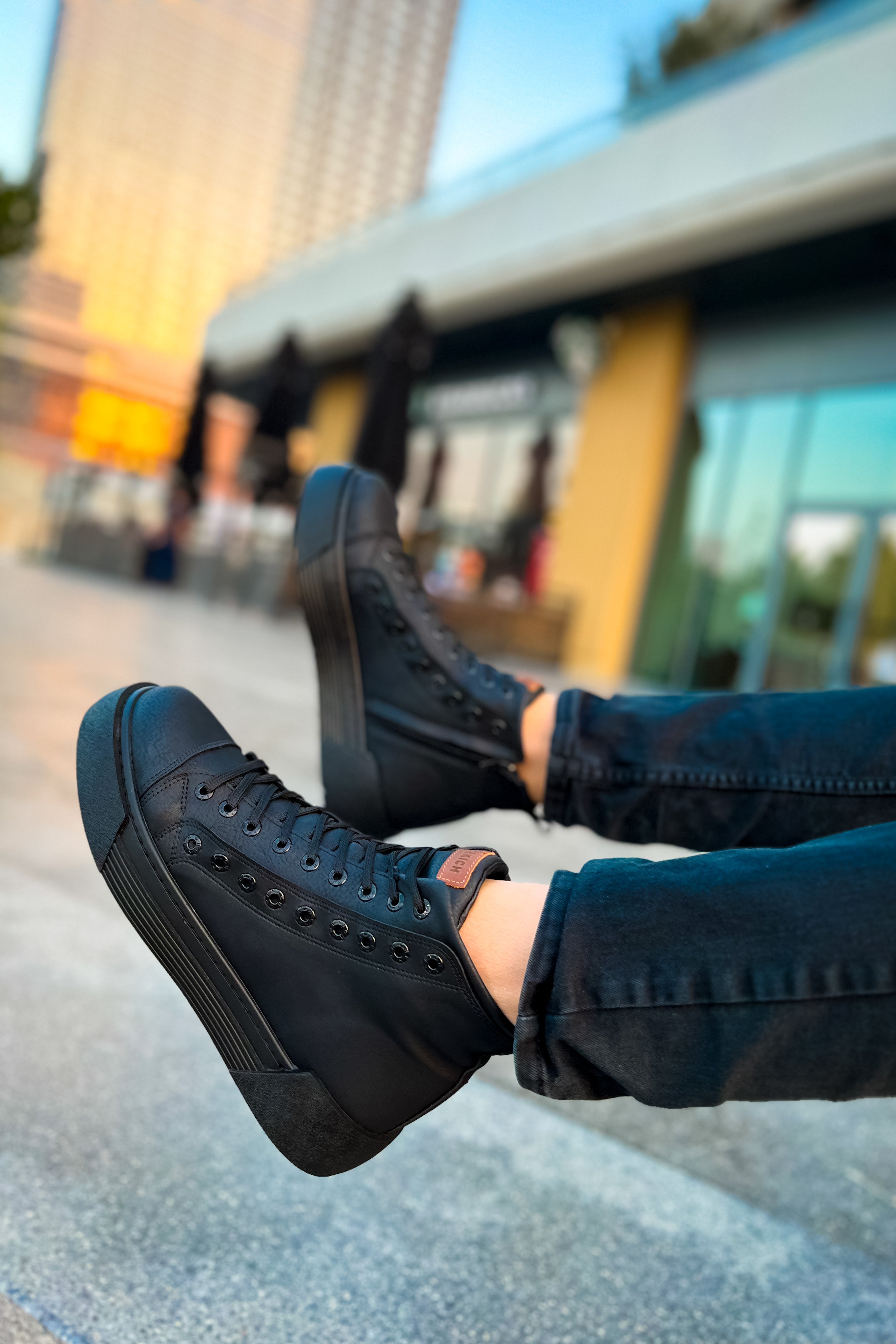 CH167 GST Blazer Men's Boots Black/Black