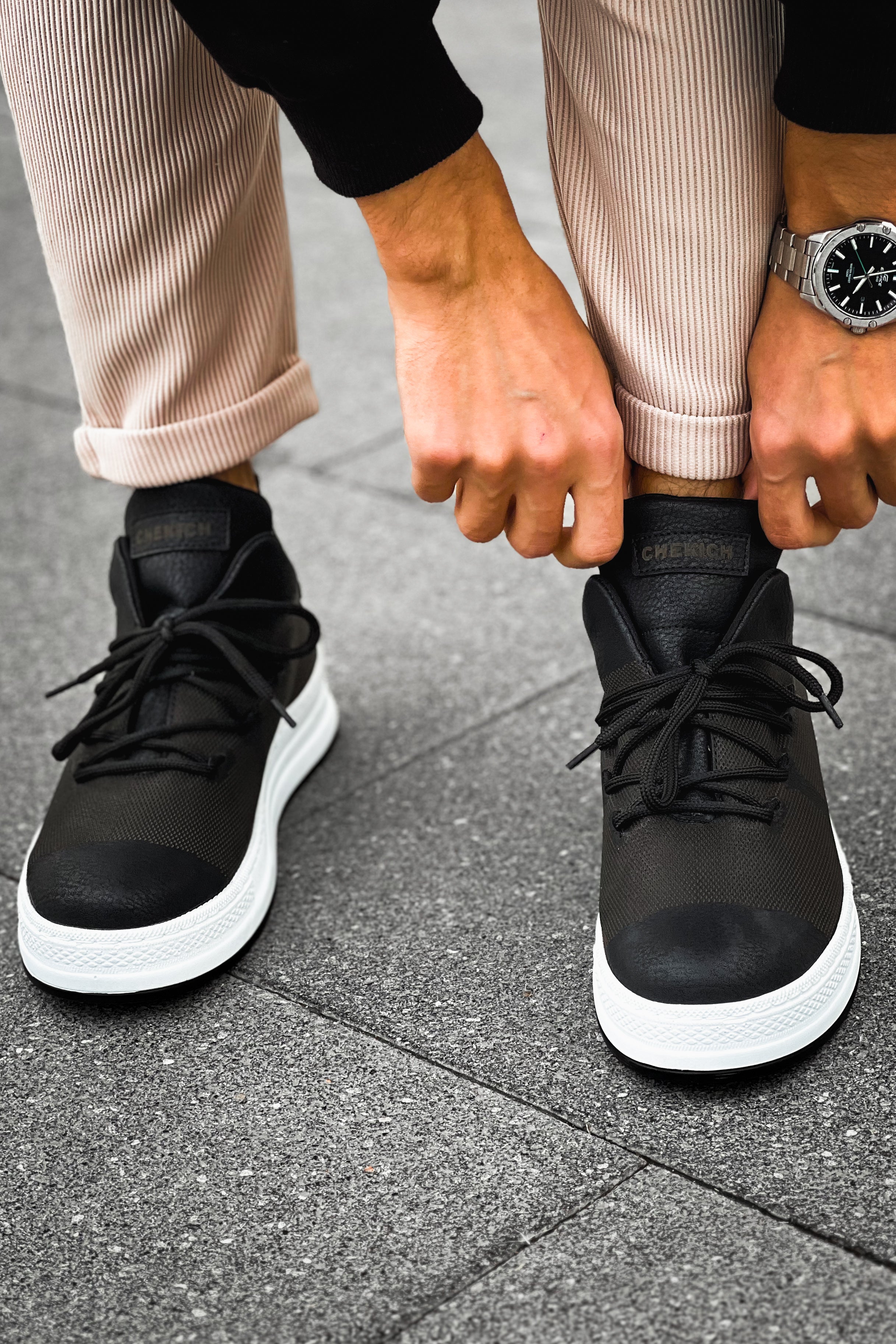 CH219 - CBT Laser Men Sneaker Black