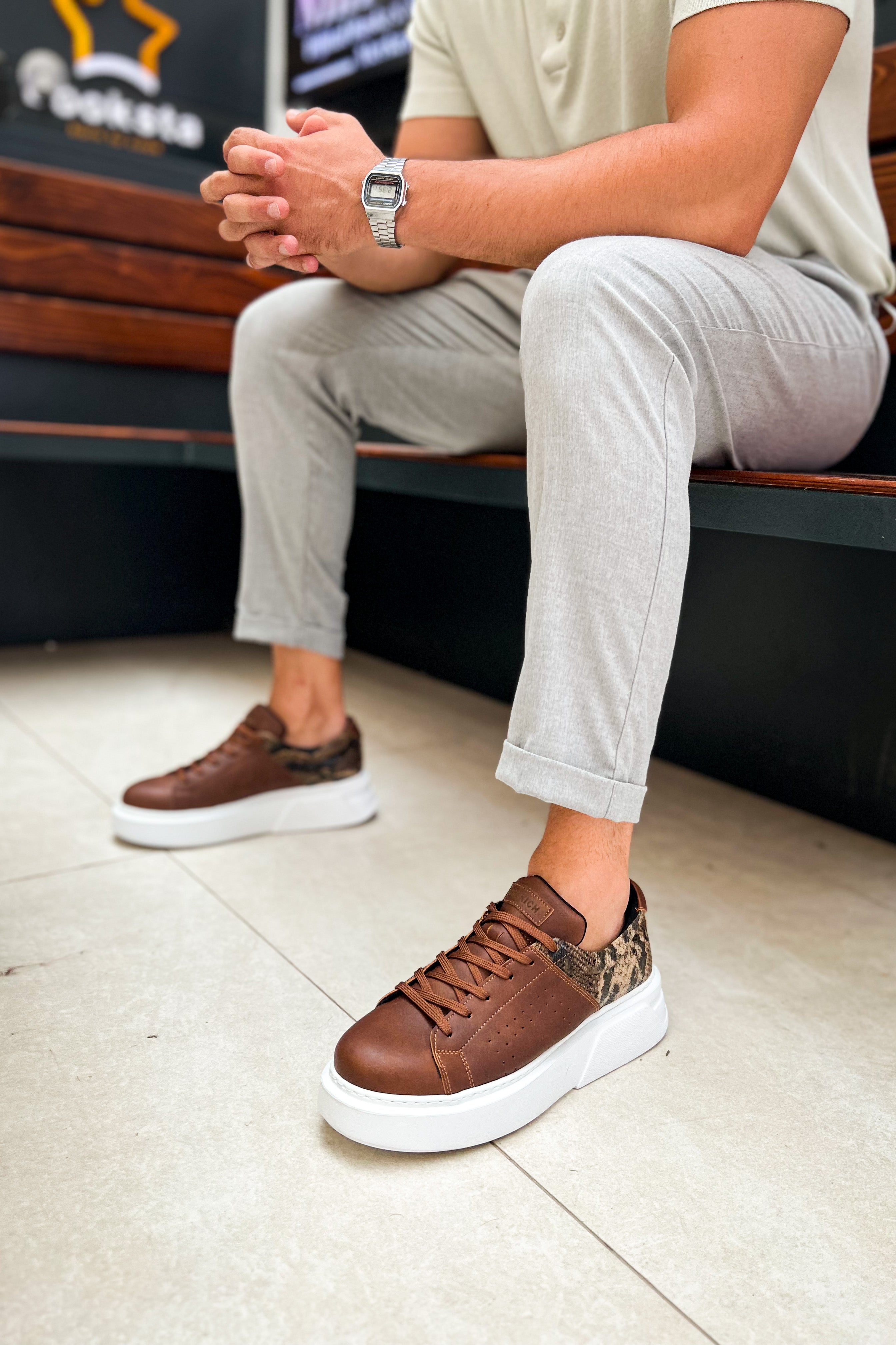 CH145 - CBT Sauerbergg Men Sneaker Tan