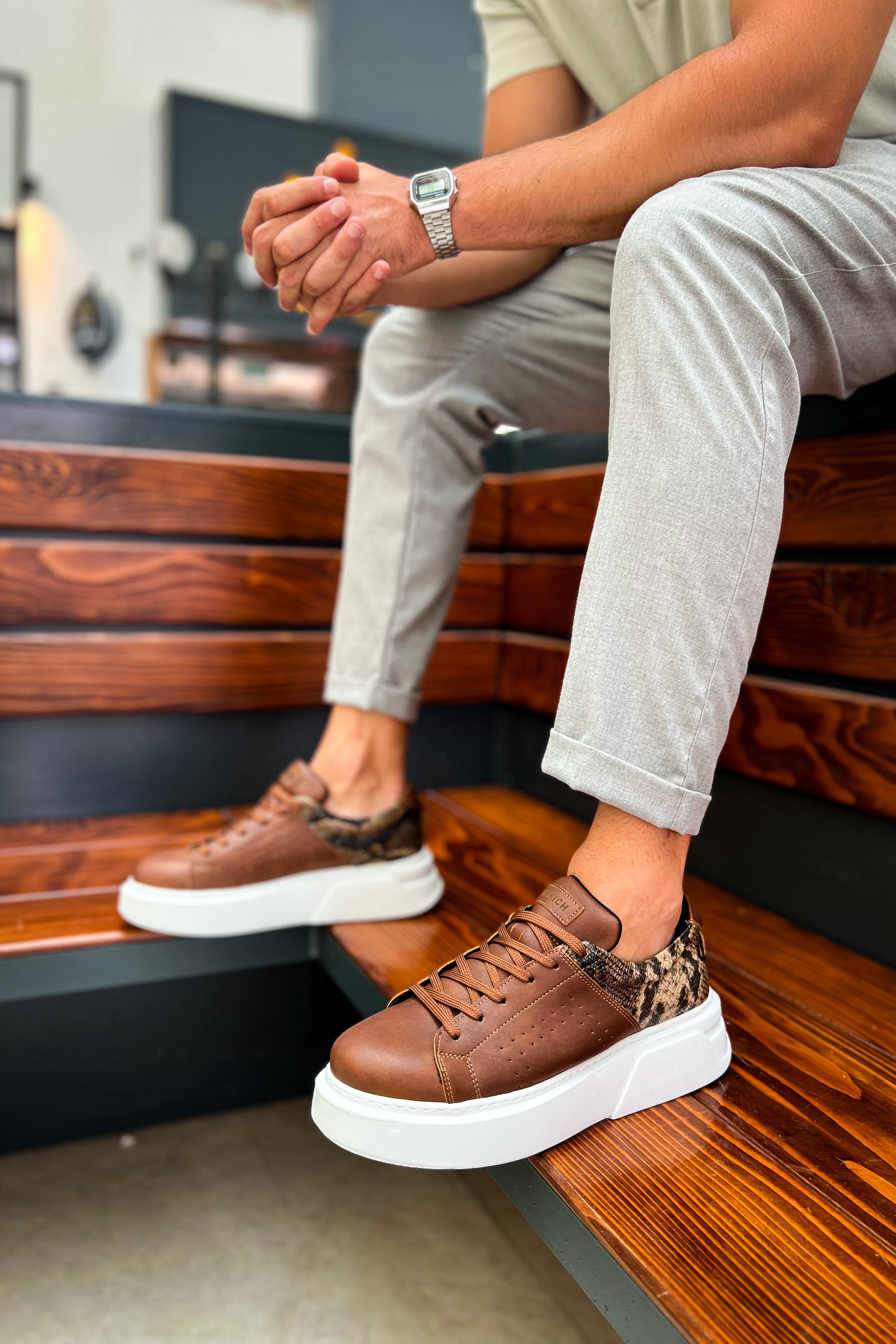 CH145 - CBT Sauerbergg Men Sneaker Tan
