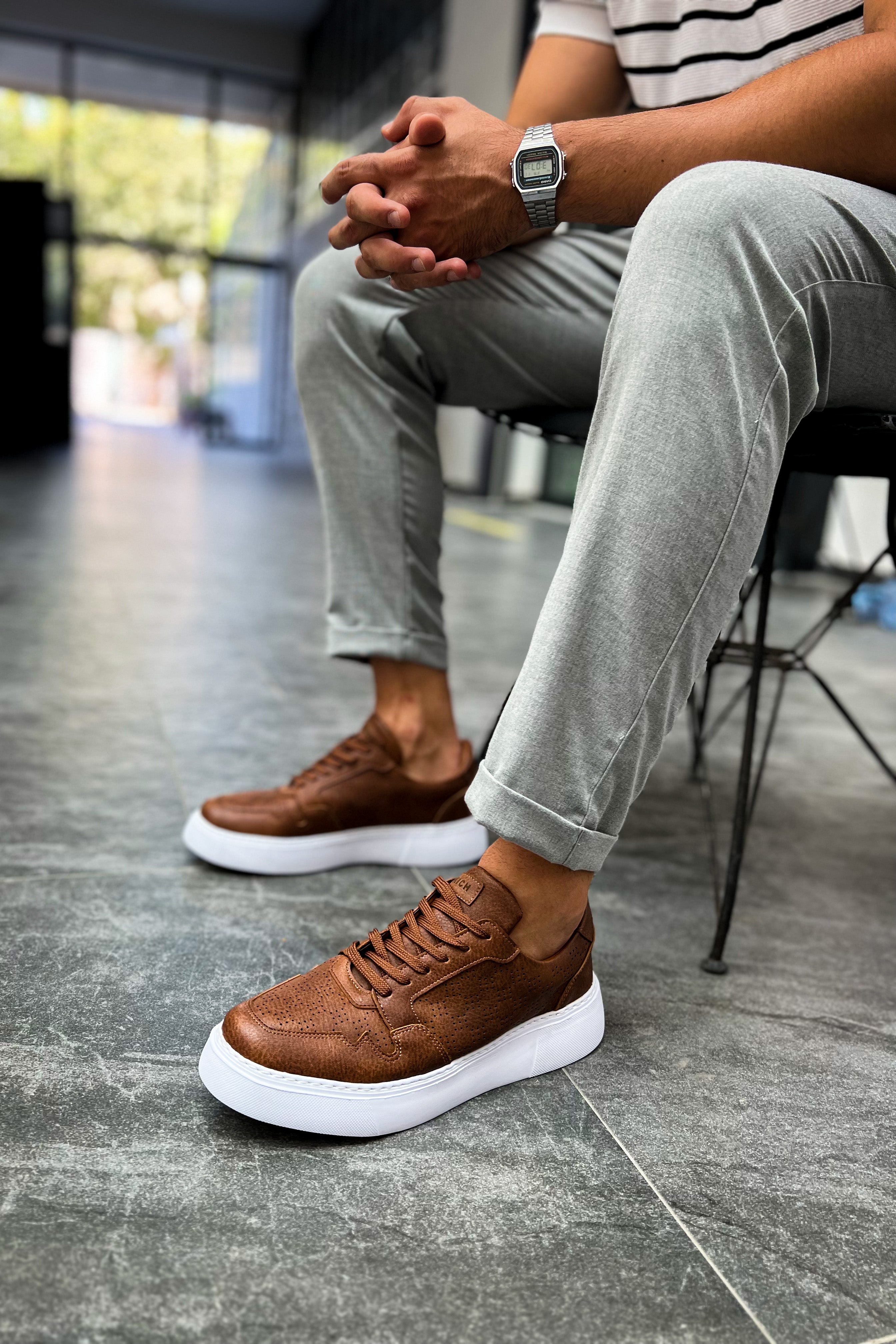 CH153 - CBT Oxford Men Sneaker Tan