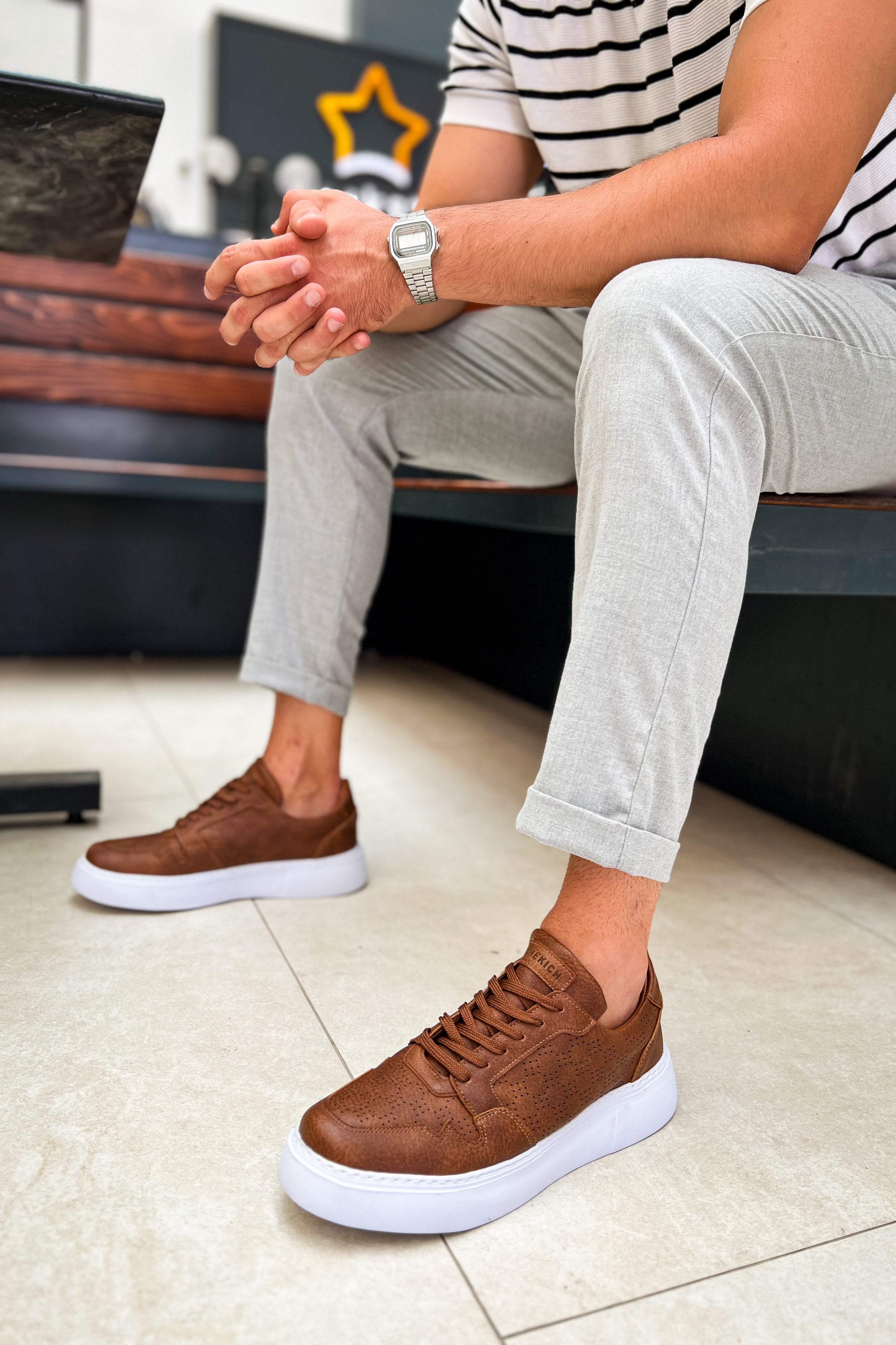CH153 - CBT Oxford Men Sneaker Tan