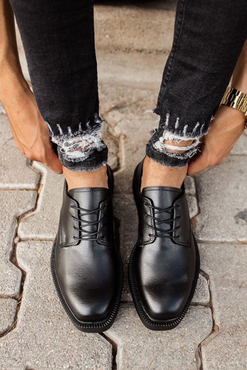 CH001 - FST Classic Lace Men Sneaker Black - chekich.com