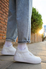 CH004 - CBT Hıde Erkek Ayakkabı BEYAZ - chekich.com