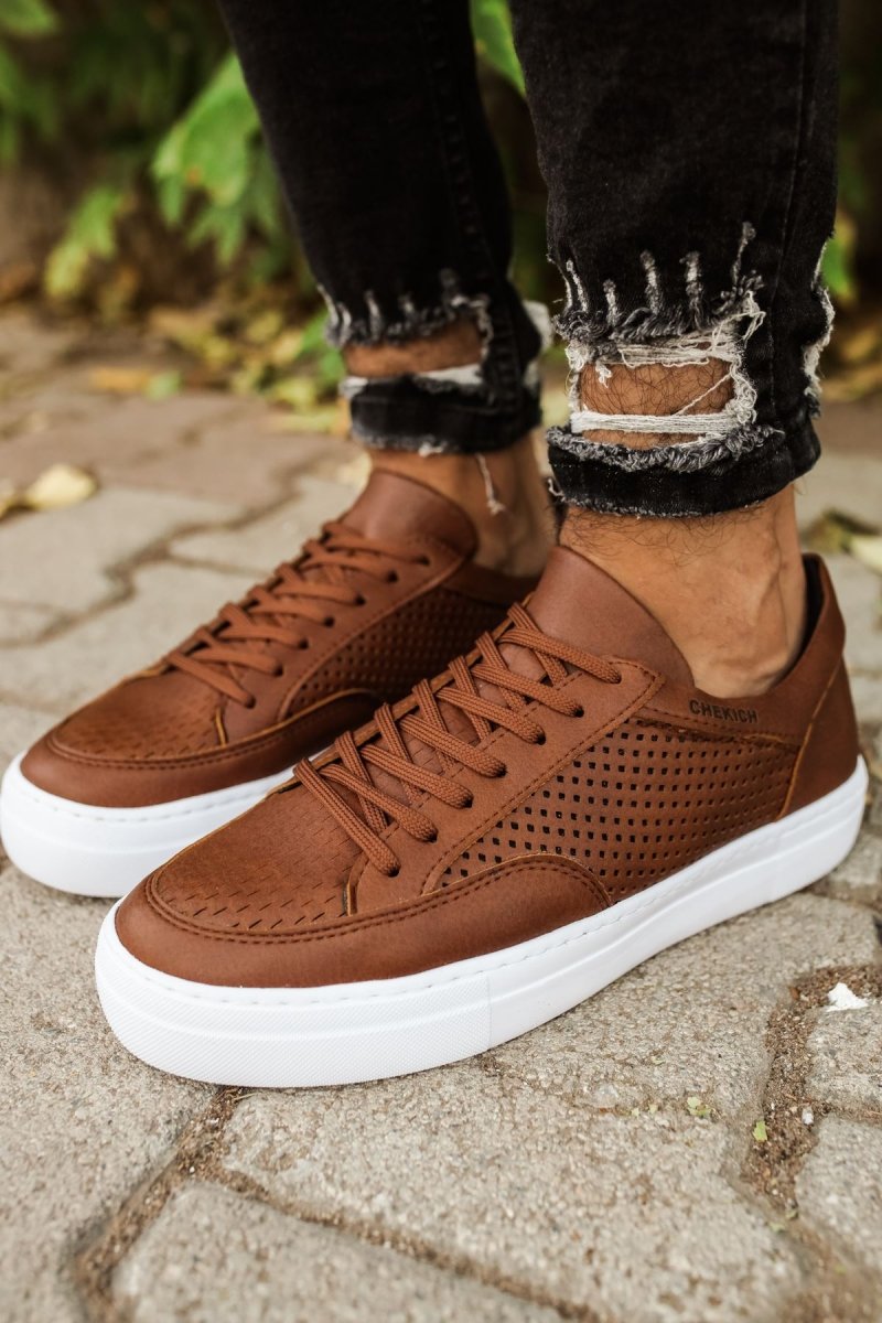 CH015 - CBT First Edition Men Sneaker Tan - chekich.com