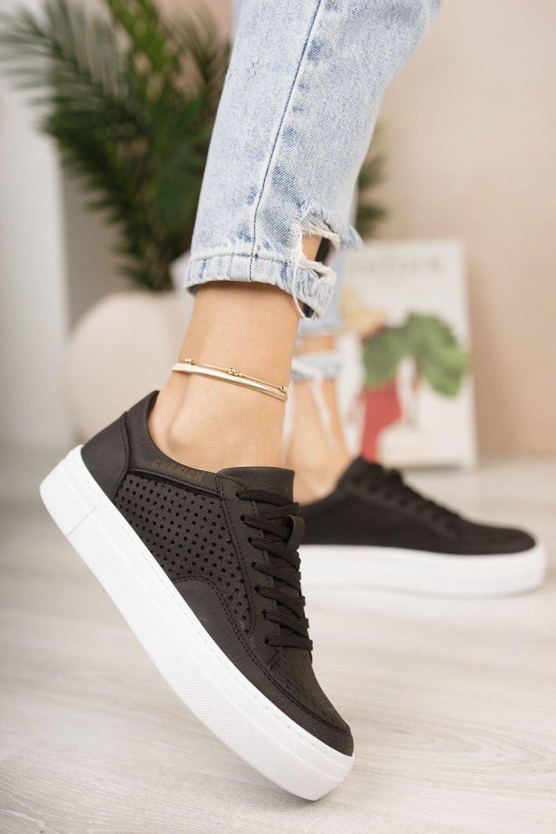 CH015 - CBT First Edition Women Black Sneaker - chekich.com