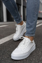 CH017 - FBT Pyramid Erkek Ayakkabı BEYAZ - chekich.com