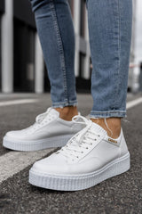 CH017 - FBT Pyramid Erkek Ayakkabı BEYAZ - chekich.com