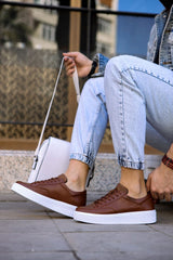 CH017 - FBT Pyramid Erkek Ayakkabı TABA - chekich.com