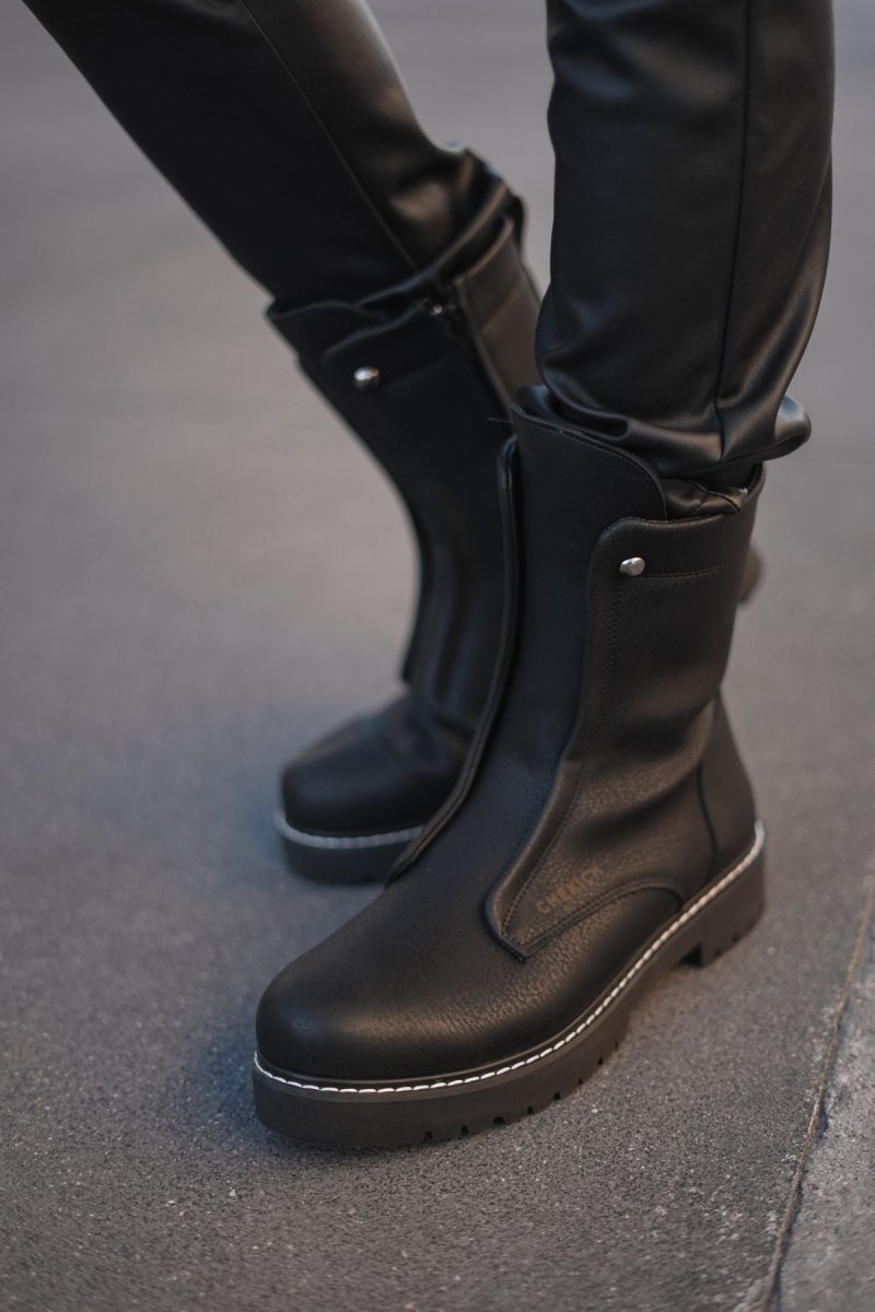 CH027 - CST Quebec Men's Boots Black – chekich.com