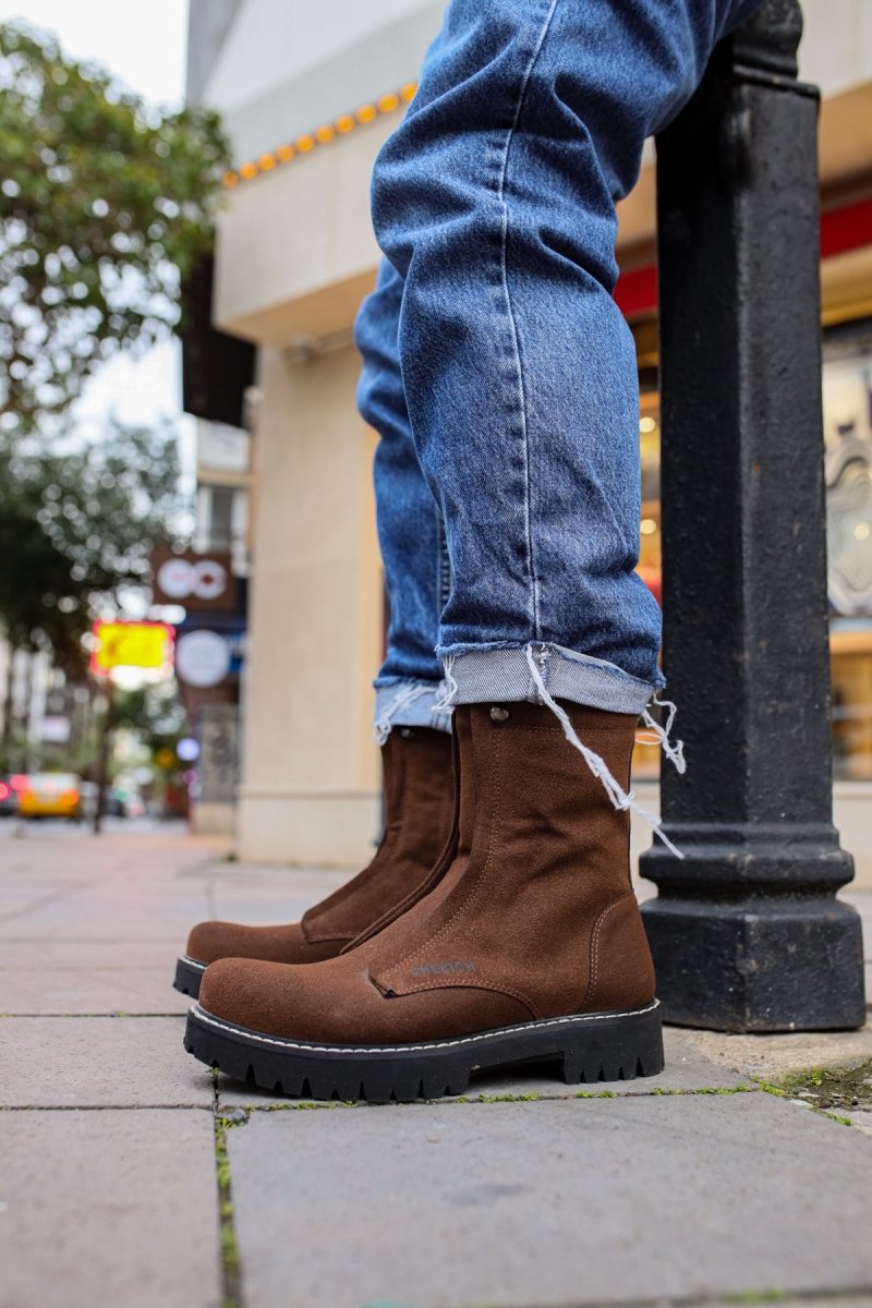CH027 - SST Quebec Men's Boots Brown - chekich.com