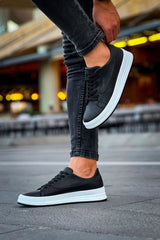 CH043 - CBT Cowien Erkek Ayakkabi SIYAH - chekich.com