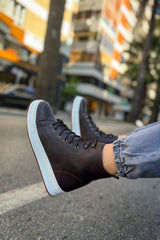 CH055 - CBT Between Erkek Bot KAHVE - chekich.com