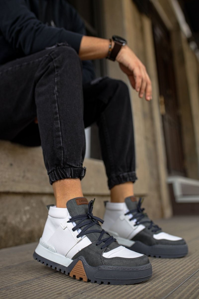 CH057 - GABT Ghost Line Men's Boots Grey/BYZ(57 - 10) - chekich.com