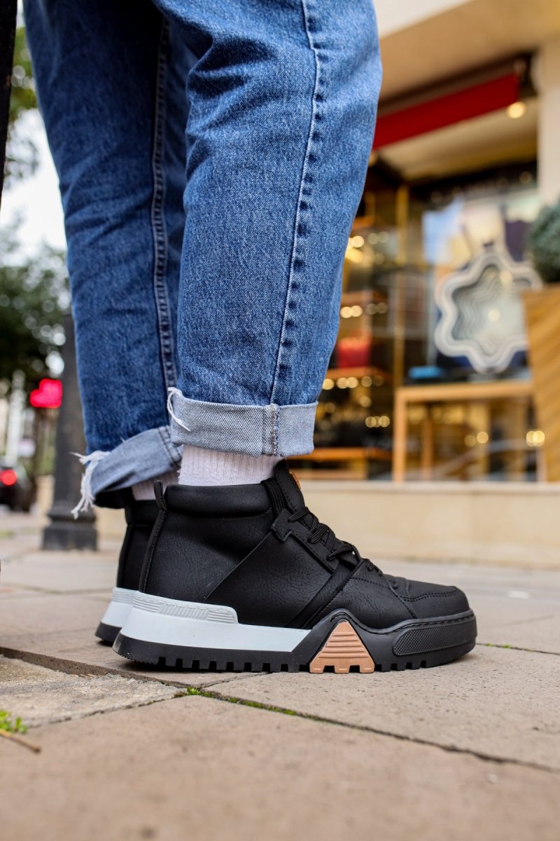 CH057 - GSBT Ghost Line Men's Boots Black/Black - chekich.com