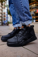 CH057 - GSST Ghost Line Erkek Bot SIYAH/SIYAH - chekich.com