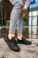 CH067 - GST Warrem Erkek Ayakkabı SIYAH/SIYAH - chekich.com