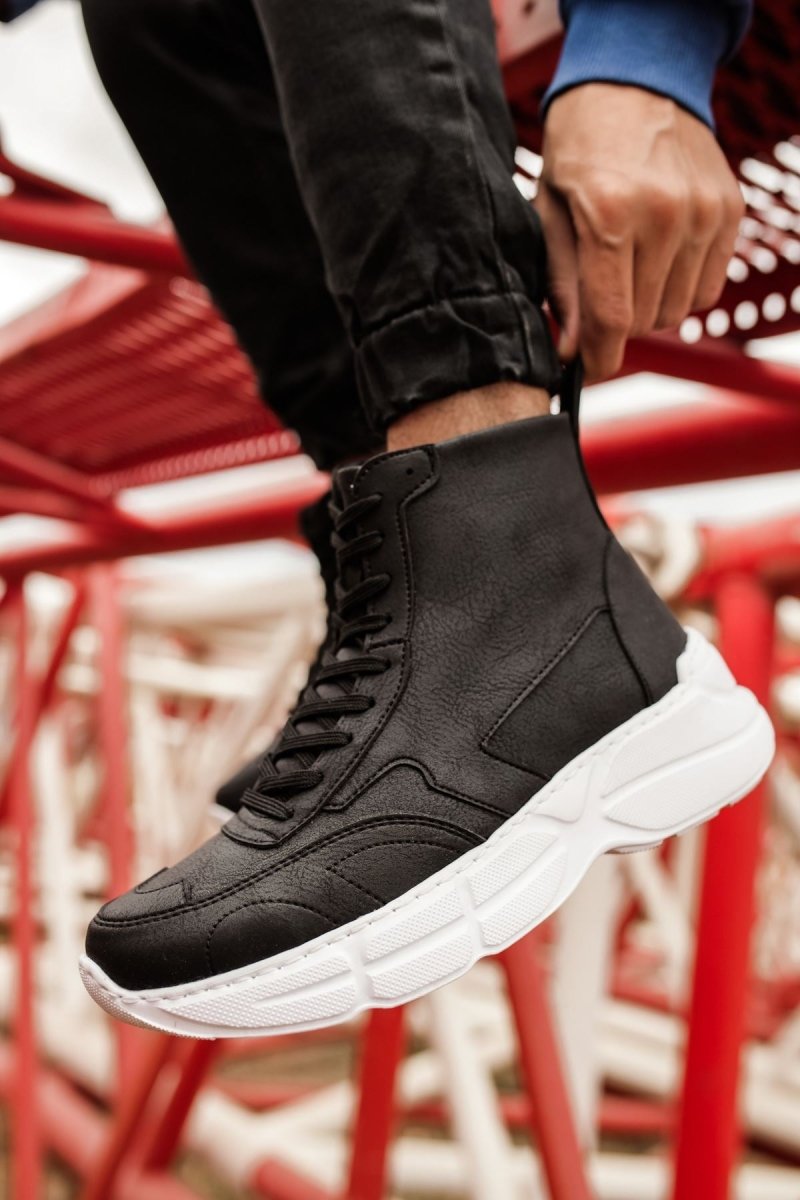 CH077 - BT Erkek Spor Bot SIYAH - chekich.com