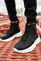 CH077 - BT Erkek Spor Bot SIYAH - chekich.com