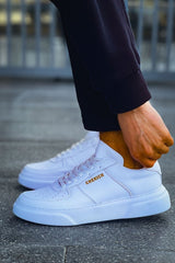 CH087 - CBT Kenton Erkek Ayakkabı BEYAZ / BEYAZ - chekich.com