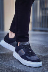 CH087 - CBT Kenton Erkek Ayakkabı SIYAH / ANTRASIT - chekich.com