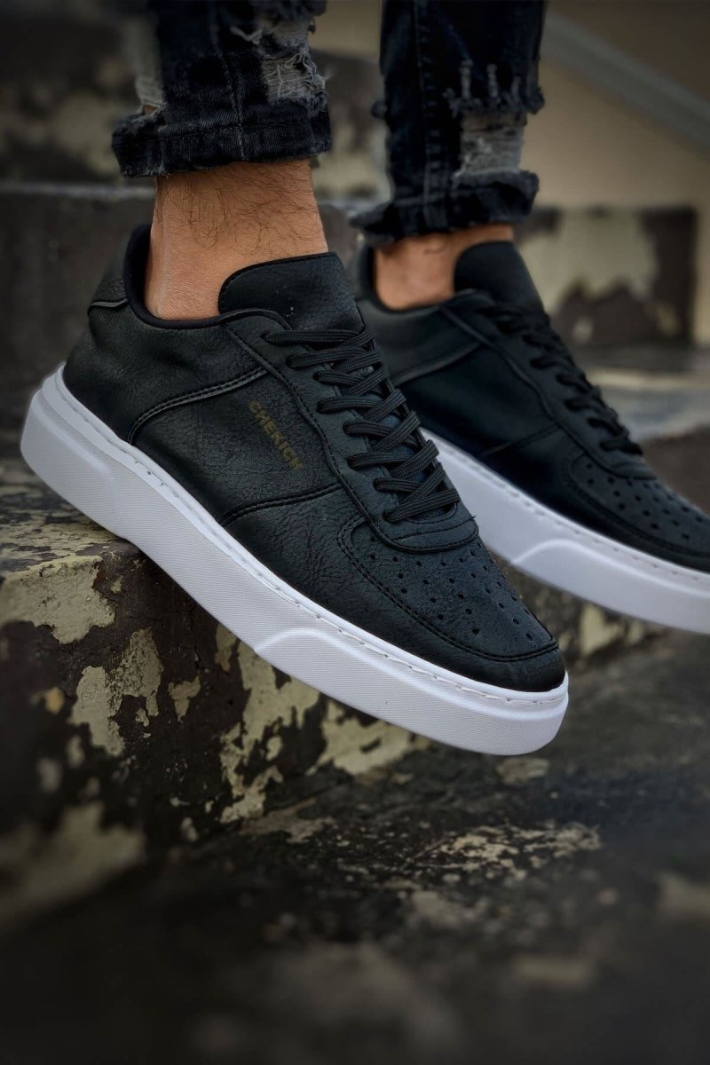 CH087 - CBT Kenton Men Sneaker Black/Black - chekich.com