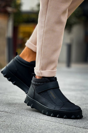 CH103 - CST Pyramid Long Men's Boots Black - chekich.com