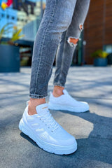 CH105 - CBT Cronus Erkek Ayakkabı BEYAZ - chekich.com