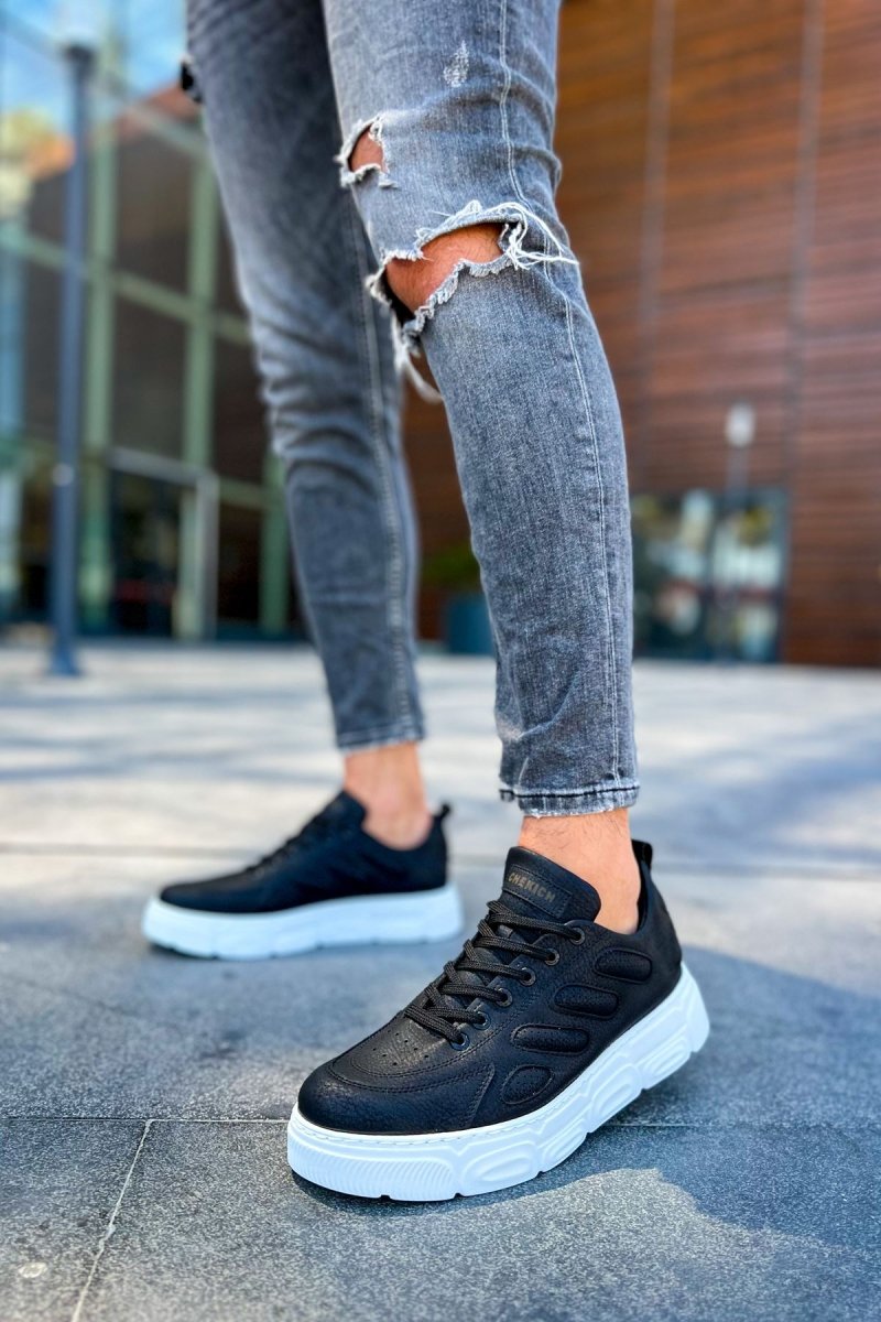 CH105 - CBT Cronus Erkek Ayakkabı SIYAH - chekich.com