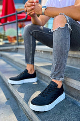 CH105 - CBT Cronus Erkek Ayakkabı SIYAH - chekich.com