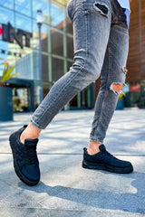 CH105 - CST Cronus Erkek Ayakkabı SIYAH - chekich.com