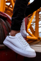 CH107 - CBT Felibord Erkek Ayakkabı BEYAZ / HAKI - chekich.com