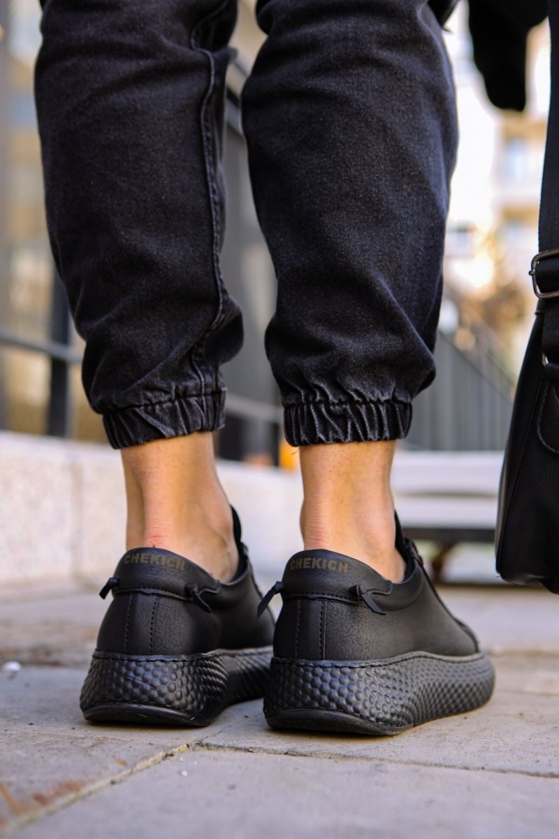 CH107 - CST Felibord Erkek Ayakkabı SIYAH/SIYAH - chekich.com