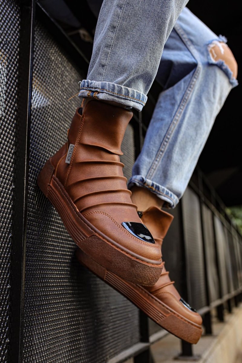 CH113 CRT Swat Men's Boots Tan - chekich.com