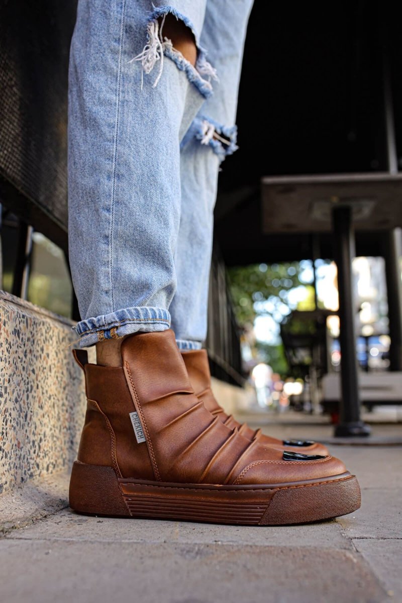 CH113 CRT Swat Men's Boots Tan - chekich.com