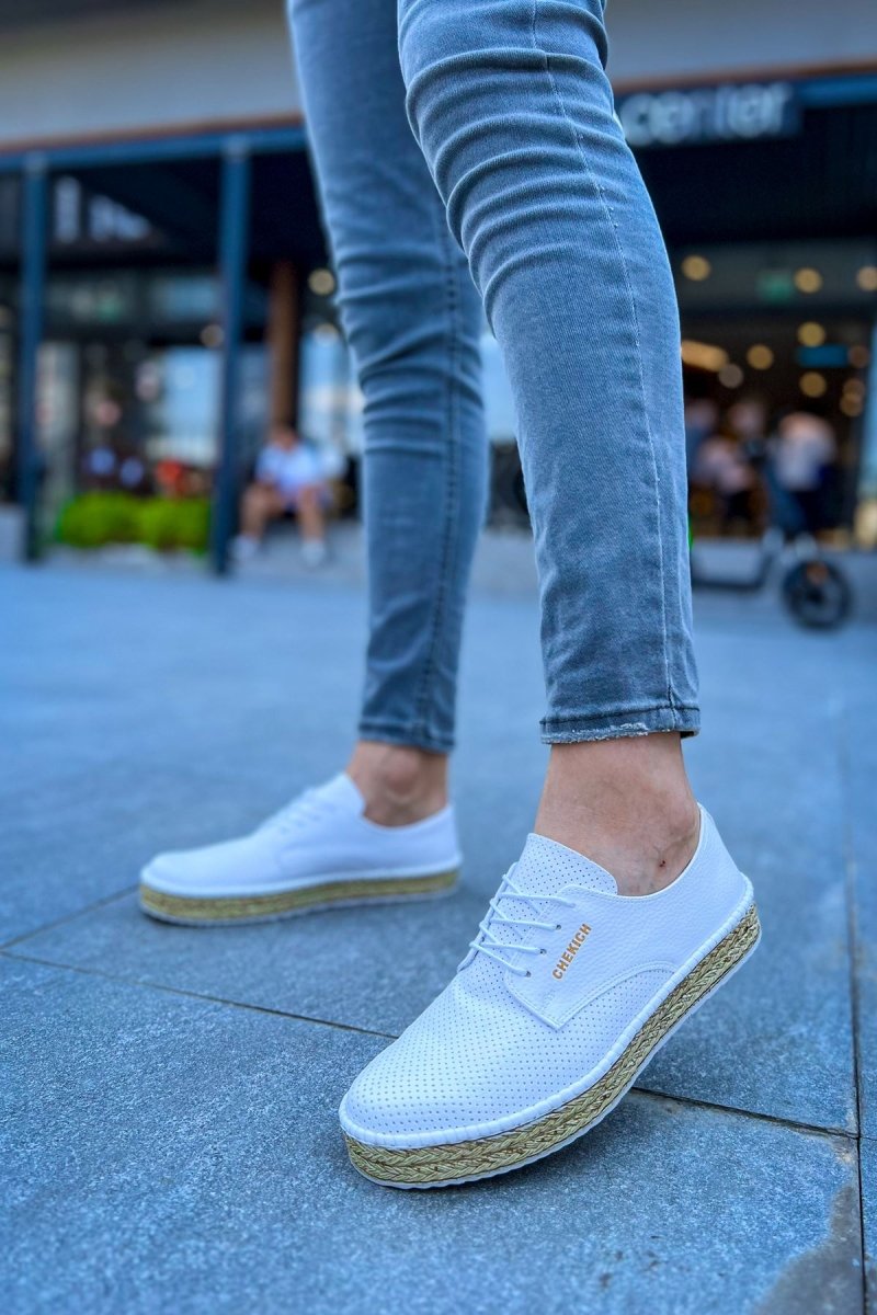 CH117 - CBT Stamina Nuova Erkek Ayakkabı BEYAZ - chekich.com