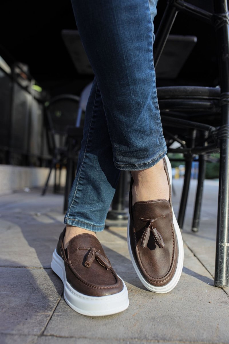 CH127 - CBT Loafer - X Men Sneaker Brown - chekich.com
